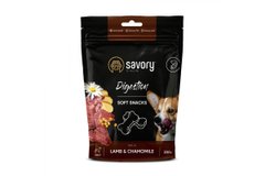 Savory Dog Digestion Soft Snack з ягням і ромашкою для собак