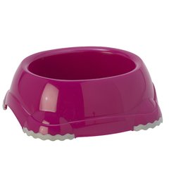 Moderna СМАРТ миска пластикова для собак і кішок, №1, 315 мл d-12 см, яскраво-рожевий, 350 мл