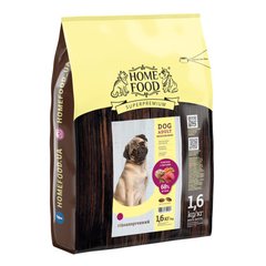 Home Food з телятиною, овочами та ароматними травами для собак малих та середніх порід, 1,6 кг