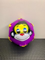 UniZoo м'яч для собак пластиковий з мордочкою мавпи фіолетовий