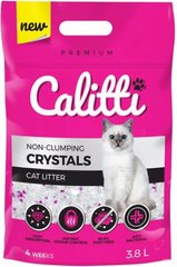 Calitti Crystals Силікагелевий наповнювач для котячого туалету котів та кішок - 3,8 л  , 3,8 л