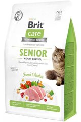 Brit Care Cat Grain Free Senior & Weight Control 2 кг