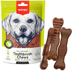 Wanpy Toothbrush Chews Зубна щётка с говядины для собак