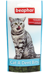 Beaphar Cat-A-Dent Bits - подушечки для чищення зубів котів, 35 г