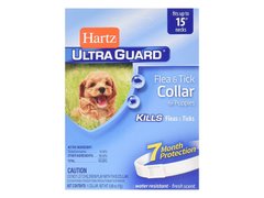 Hartz Ultra Guard Plus - нашийник Хартц для цуценят від кліщів, бліх, блошиних яєць