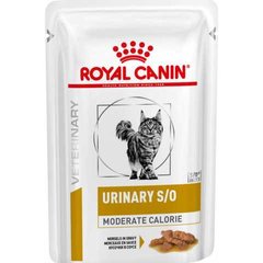 Royal Canin Urinary S/O Moderate Calorie - вологий корм-дієта для дорослих котів зі схильністю до набору зайвої ваги та захворюваннями сечовивідних шляхів