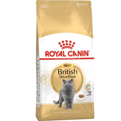 Сухой корм для взрослых кошек породы британская короткошерстная Royal Canin British Shorthair Adult 2 кг (домашняя птица)