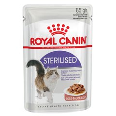Вологий корм для стерилізованих котів Royal Canin Sterilised Gravy 85 г (домашня птиця)