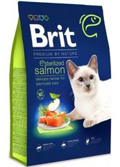 Brit Premium by Nature Cat Sterilized Salmon 300 г, 300 г