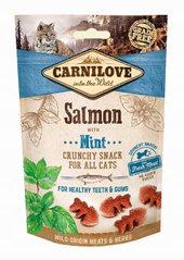 Carnilove Cat Crunchy Snack с лососем и мятой для кошек