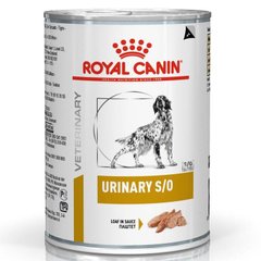 Вологий корм для собак, при захворюваннях сечовивідних шляхів Royal Canin Urinary S/O, 410 г (домашня птиця)