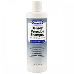 Davis Benzoyl Peroxide Shampoo Шампунь для котів та собак при дерматиті 50мл, 50 мл