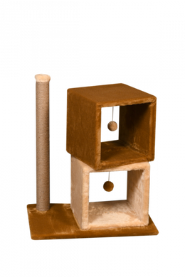 Дряпка Кубик-Рубік 70х60х40 см (кольори в асортименті)коричнева