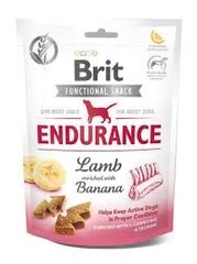 Brit Care Dog Snack Endurance Ласощі з ягням і бананом для собак, 150 г