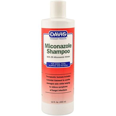 Davis Miconazole Shampoo - Шампунь з 2% нітратом міконазолу для собак та котів при захворюваннях шкіри 50 мл, 50 мл