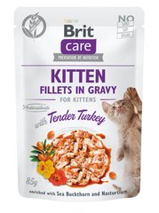 Brit Care Cat Fillets In Gravy з індичкою для кошенят