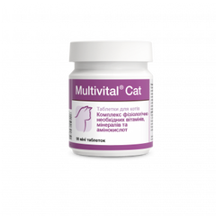 Dolfos (Долфос) Multivital Cat - Мультивитал Кет комплекс витаминов и минералов для котов 90 табл