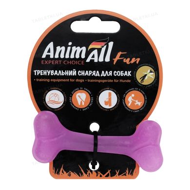 Игрушка AnimAll Fun кость, фиолетовая, 8 см