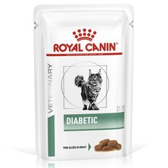 Вологий корм для котів, при цукровому діабеті Royal Canin Diabetic 85 г (домашня птиця)